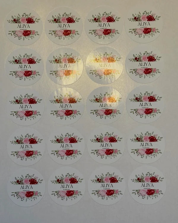 Bloemen sticker