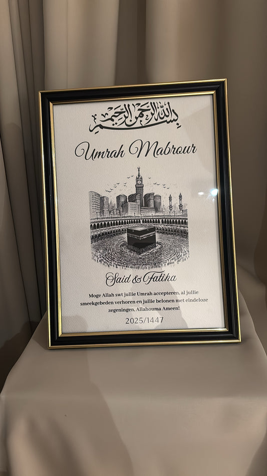 Umrah & Hadj Mubarak lijst