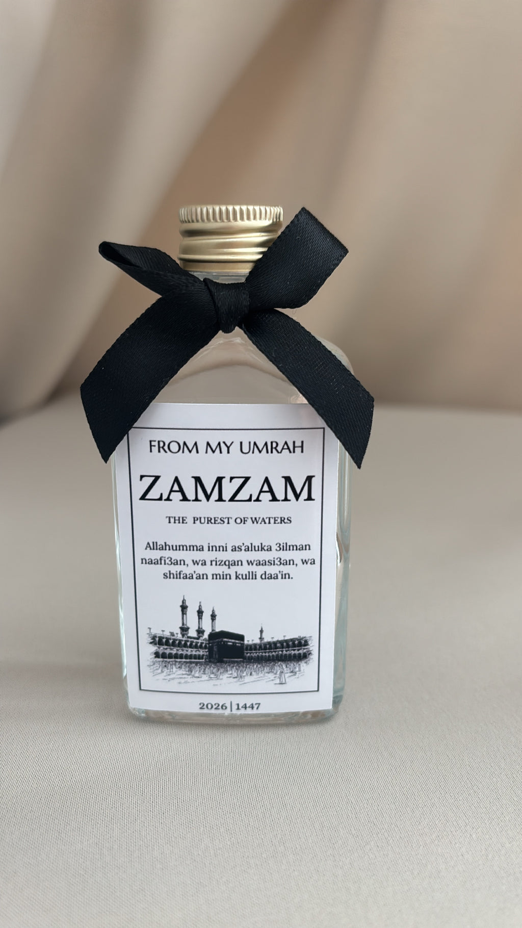 From my umrah zamzam flesje