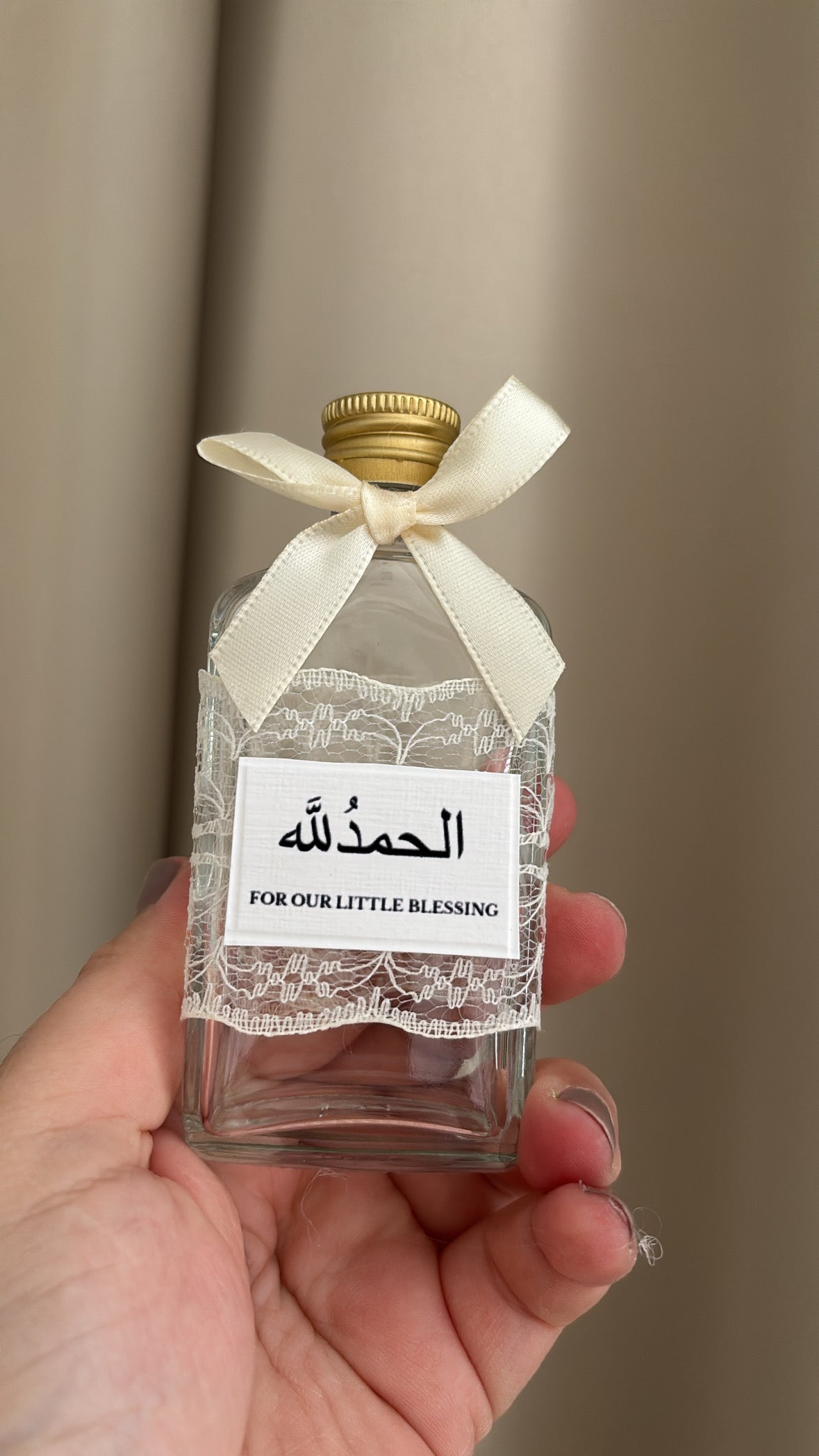 Zamzam flesje met kant