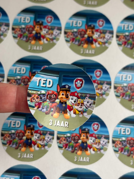 Paw patrol stickers
