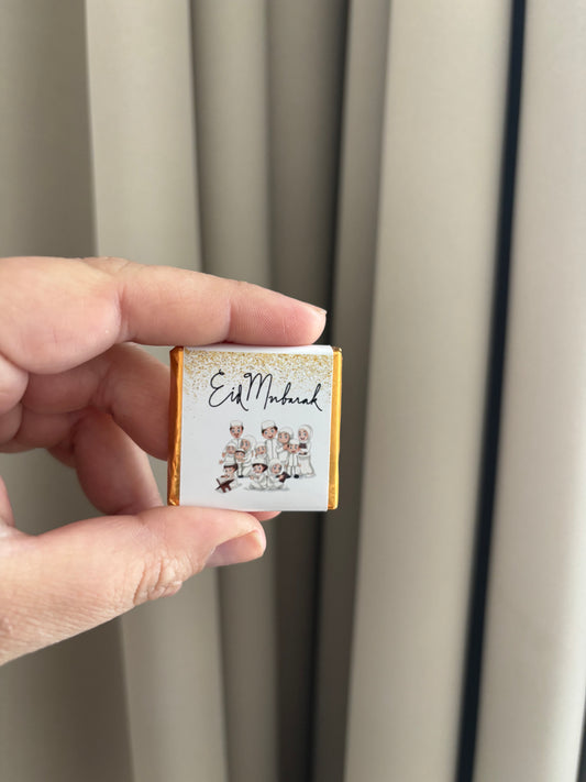 Eid Mubarak mini chocolade