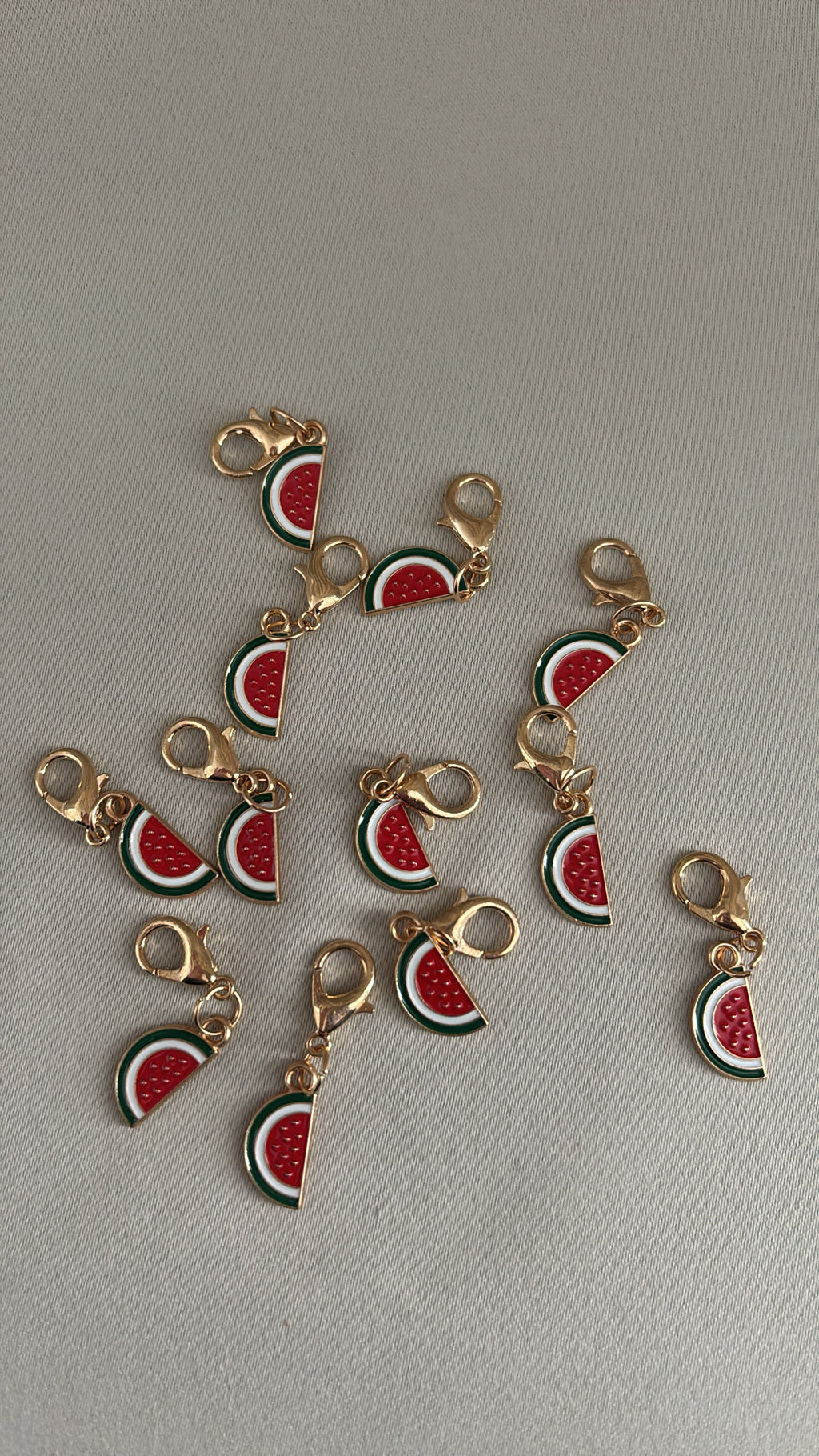Watermeloen sleutelhanger