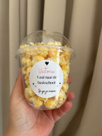 Popcorn Traktatiebeker | gaat naar de basisschool