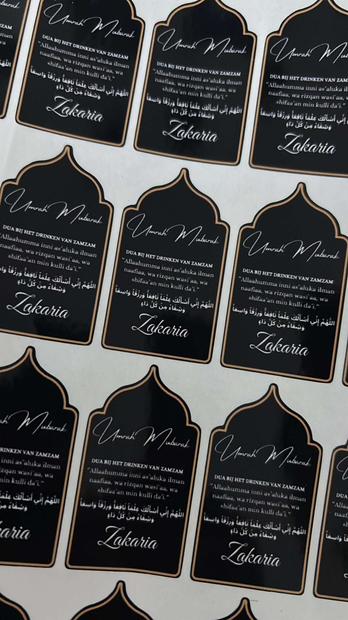 Umrah Mubarak stickers