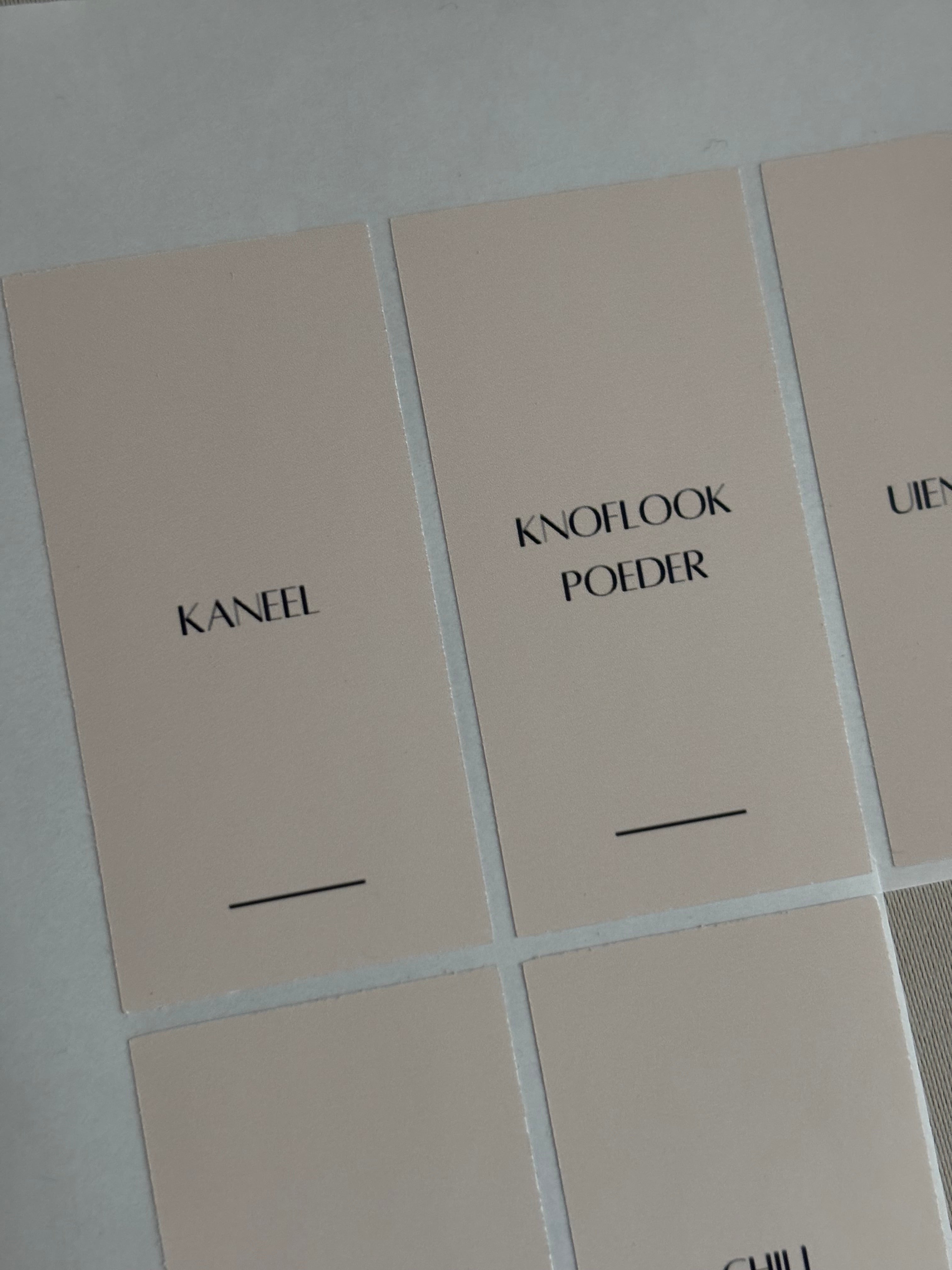 Kruidenlabels | ALTA 3x6