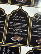 A gift of zamzam stickers