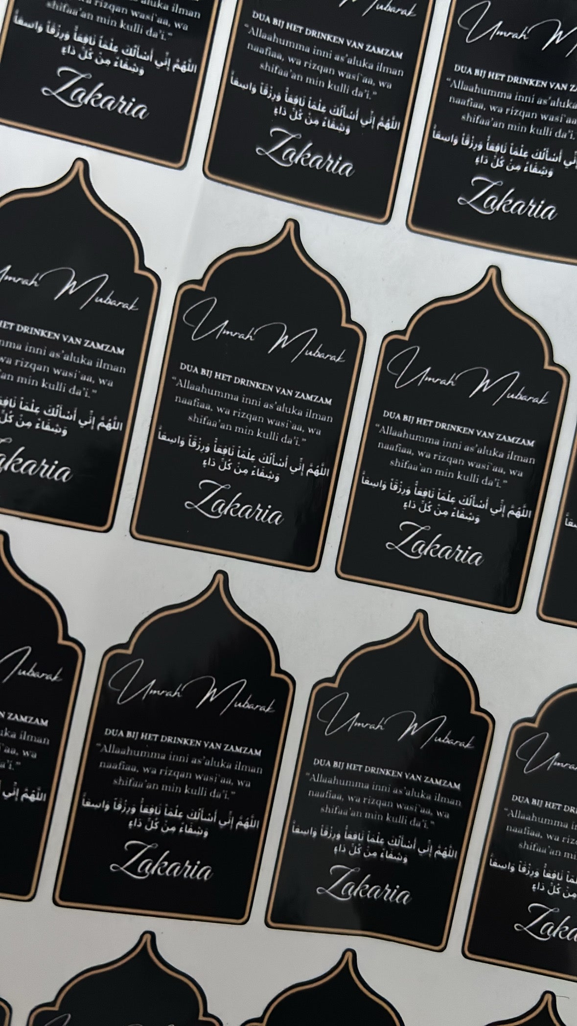 Umrah Mubarak stickers
