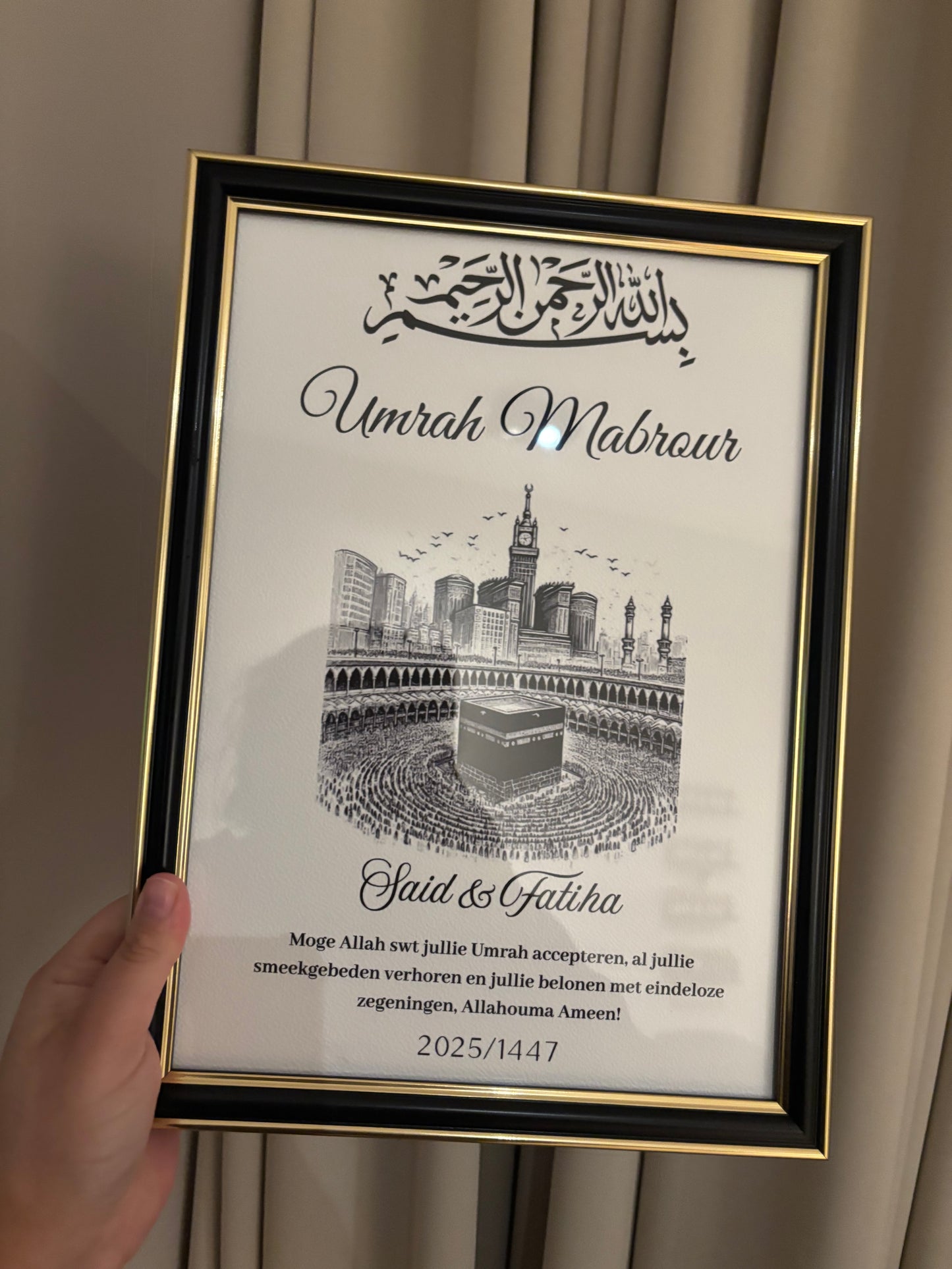 Umrah & Hadj Mubarak lijst