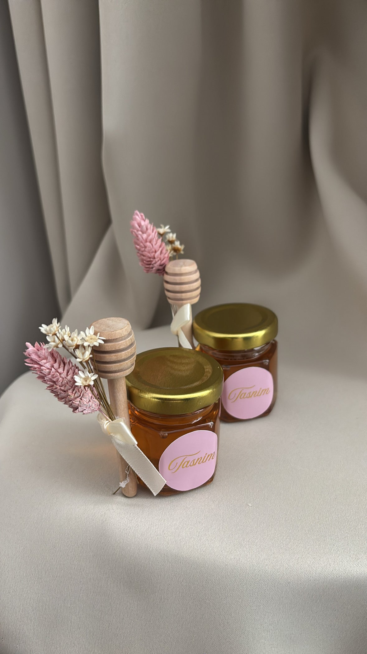 Honingpotjes met sticker