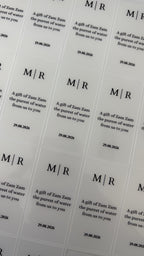 A gift of zamzam stickers transparant stickers