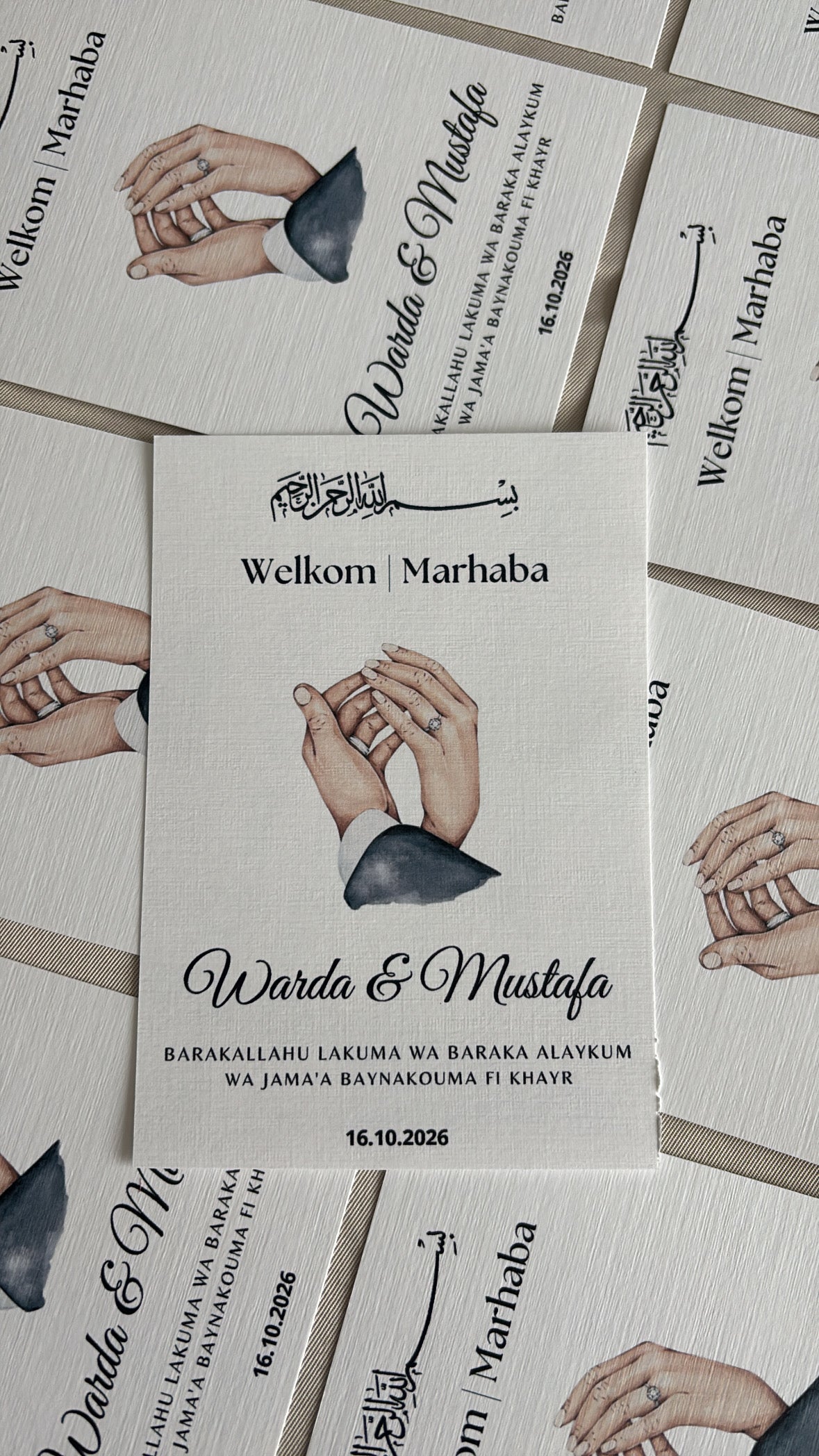 Tafelkaarten | bruiloft & verloving