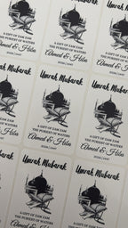 Umrah Mubarak stickers