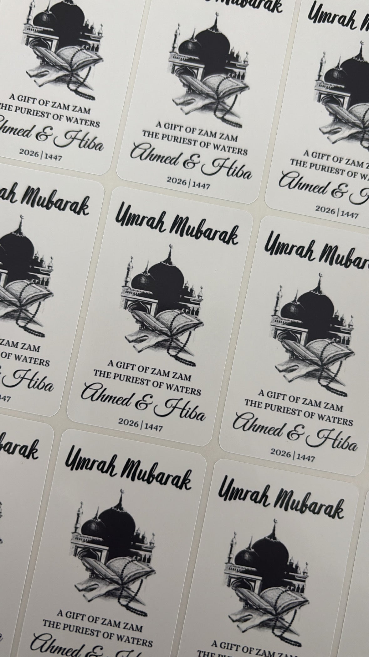 Umrah Mubarak stickers