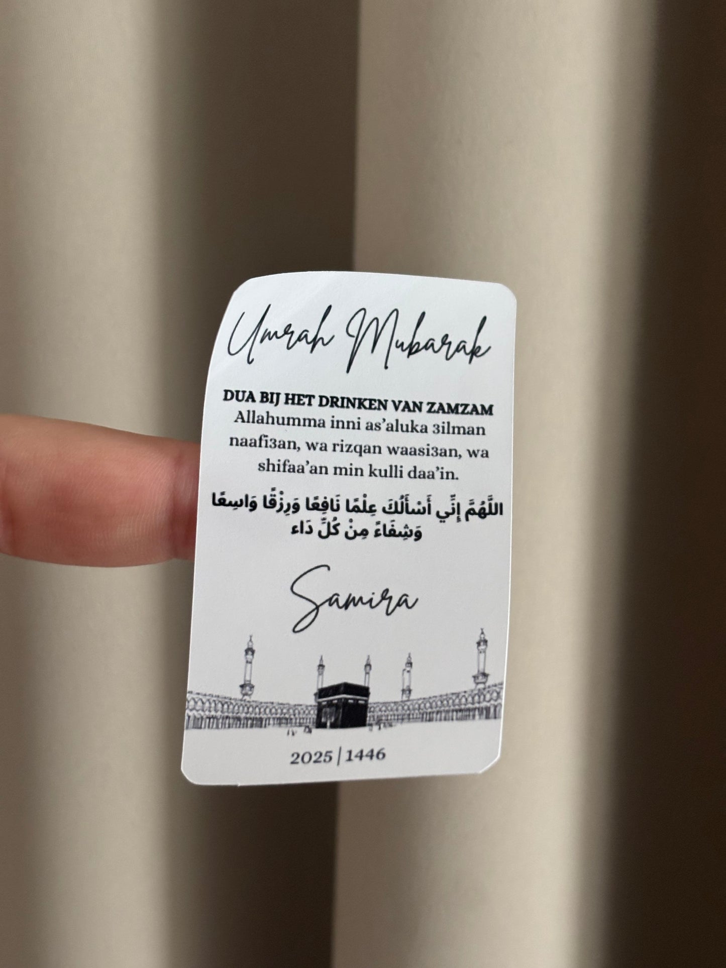 Umrah Mubarak || zamzam stickers