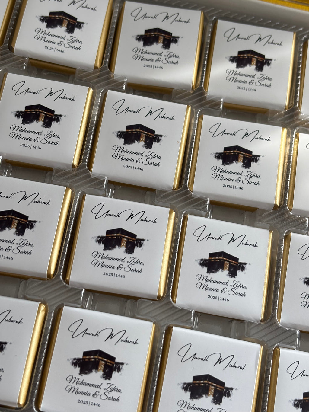 Umrah & Hadj Mubarak Chocoladebox | met inhoud