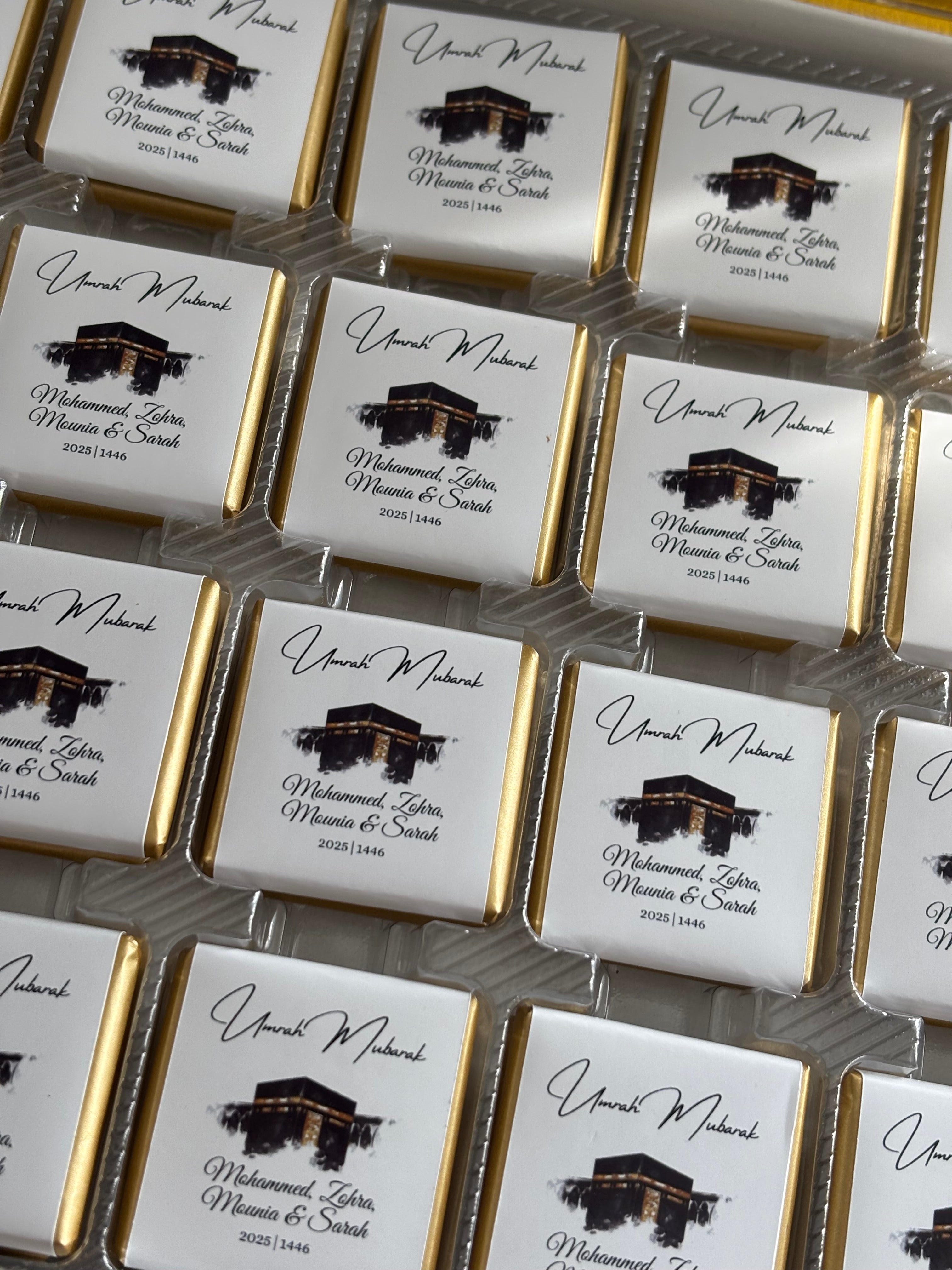 Umrah & Hadj Mubarak Chocoladebox | met inhoud