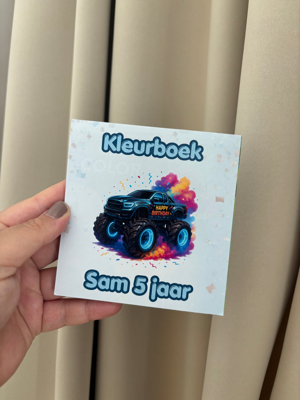 Gepersonaliseerde mini kleurboek
