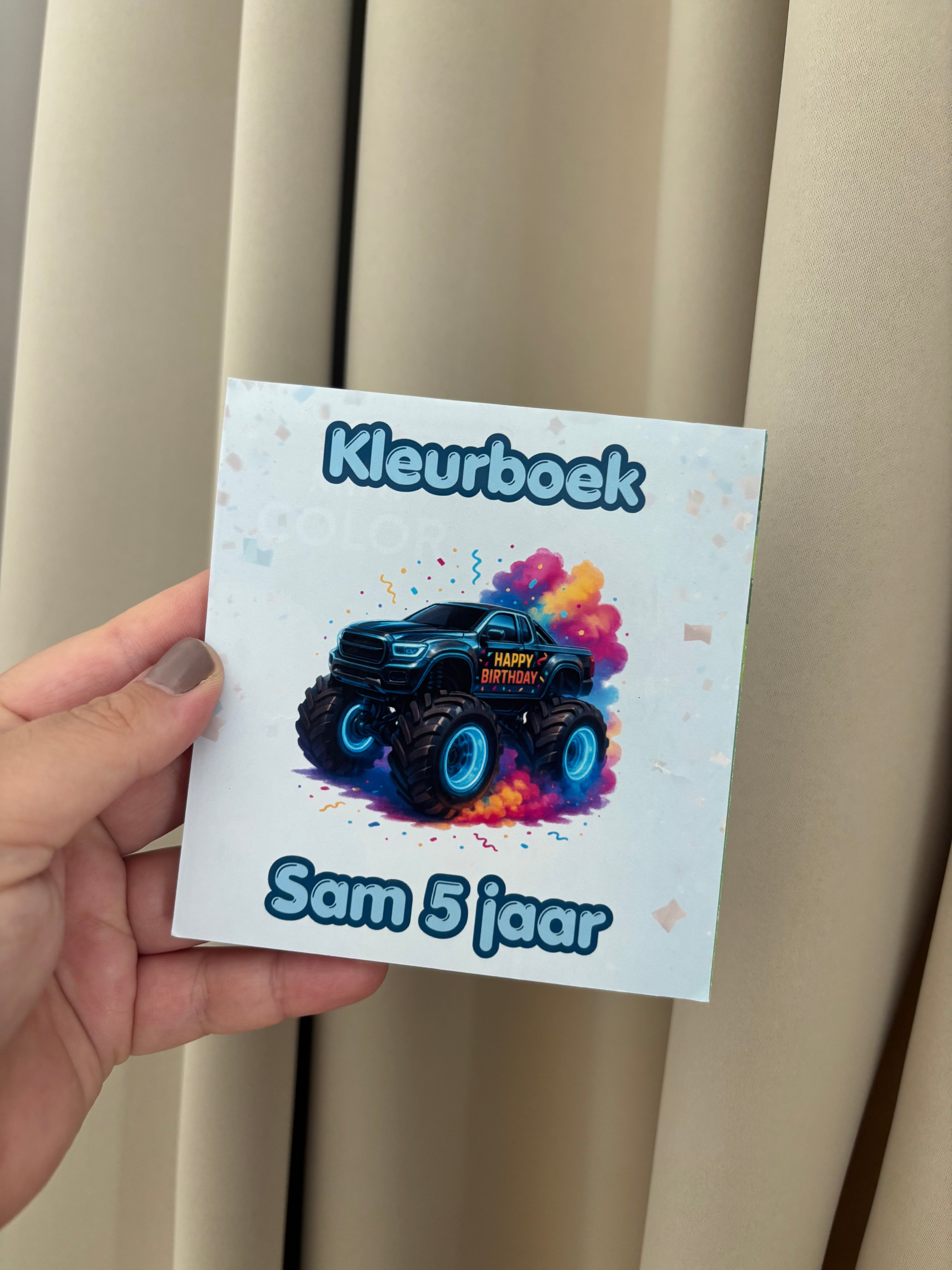 Gepersonaliseerde mini kleurboek