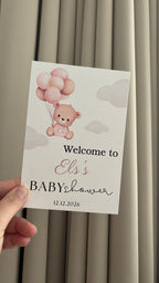 Babyshower Tafelkaart | beer