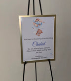Babyshower welkomslijst A3