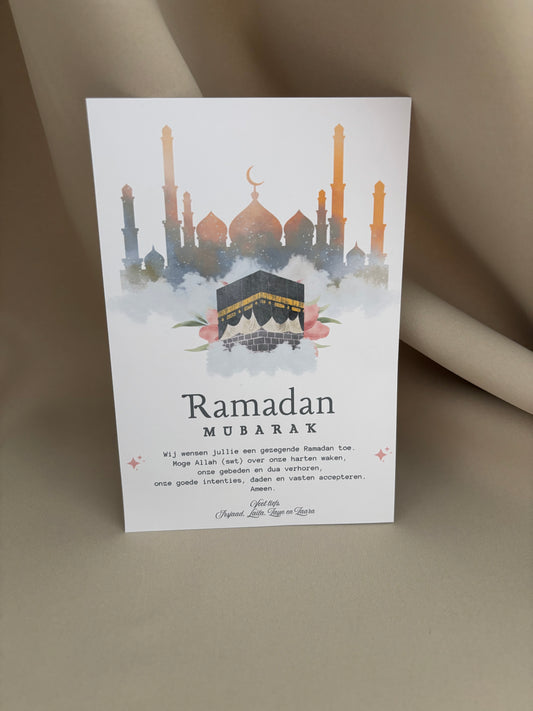 Ramadan Mubarak | Tafelkaart