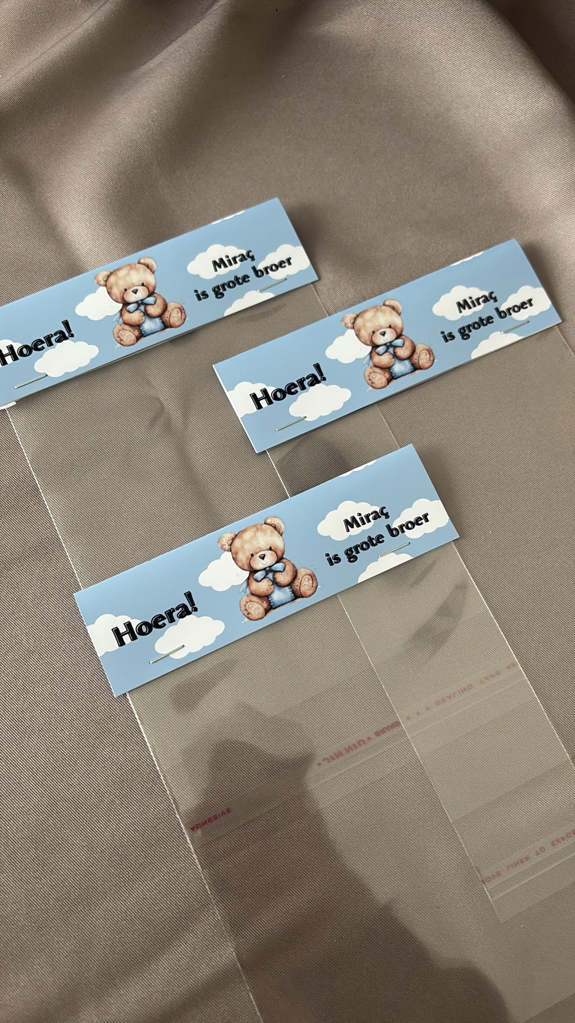 Traktatiezakjes is grote broer/zus