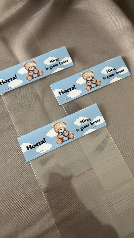 Traktatiezakjes is grote broer/zus