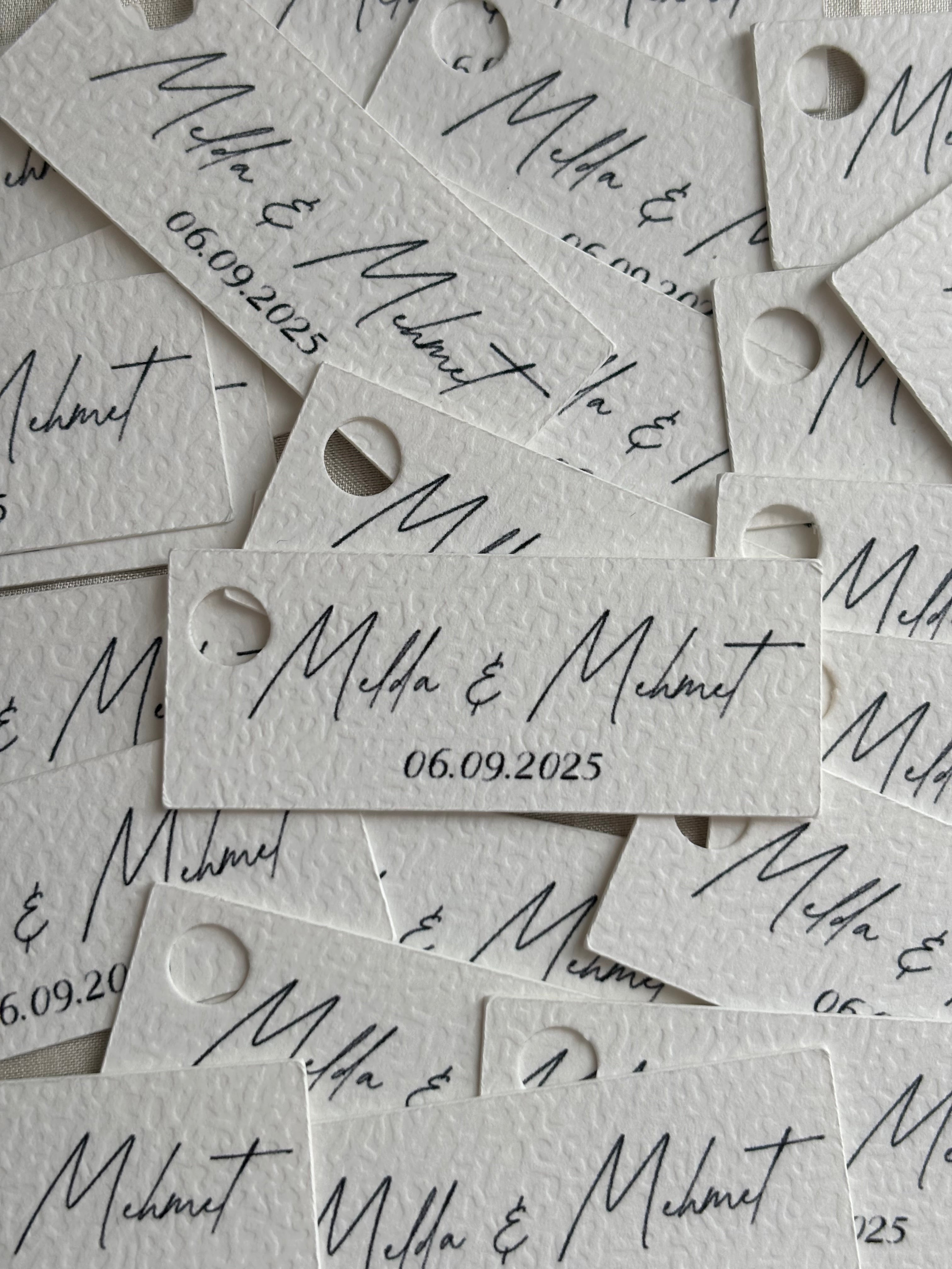 Hanglabels met naam 5x2