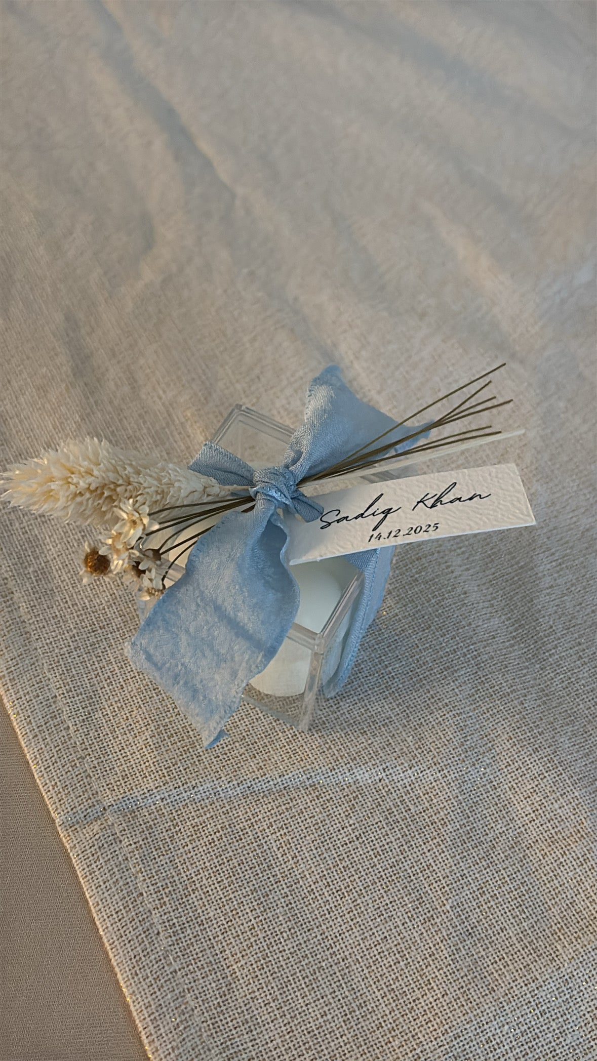 Bubble kaars | met bloemen