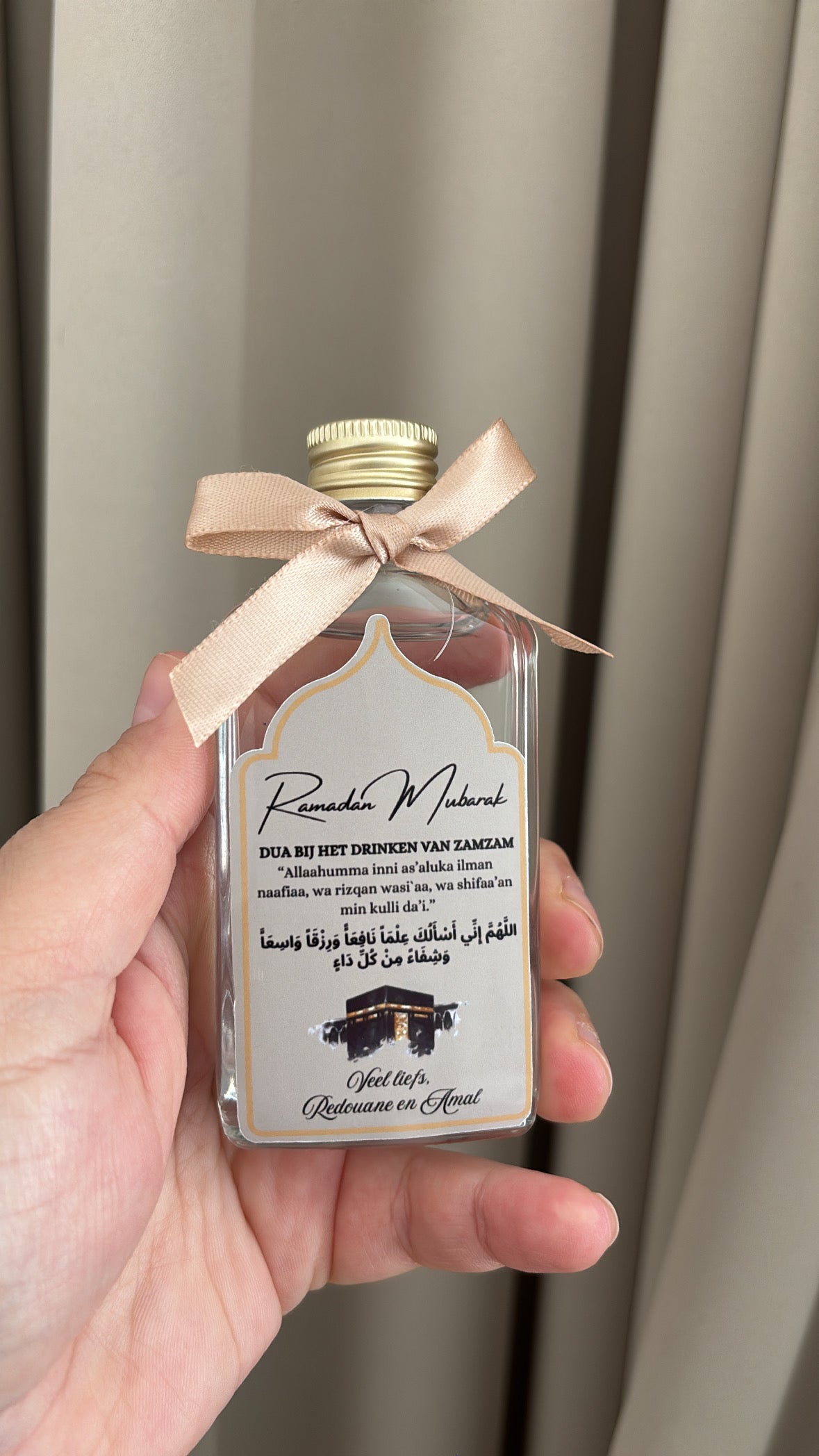 Ramadan Mubarak zamzam flesje