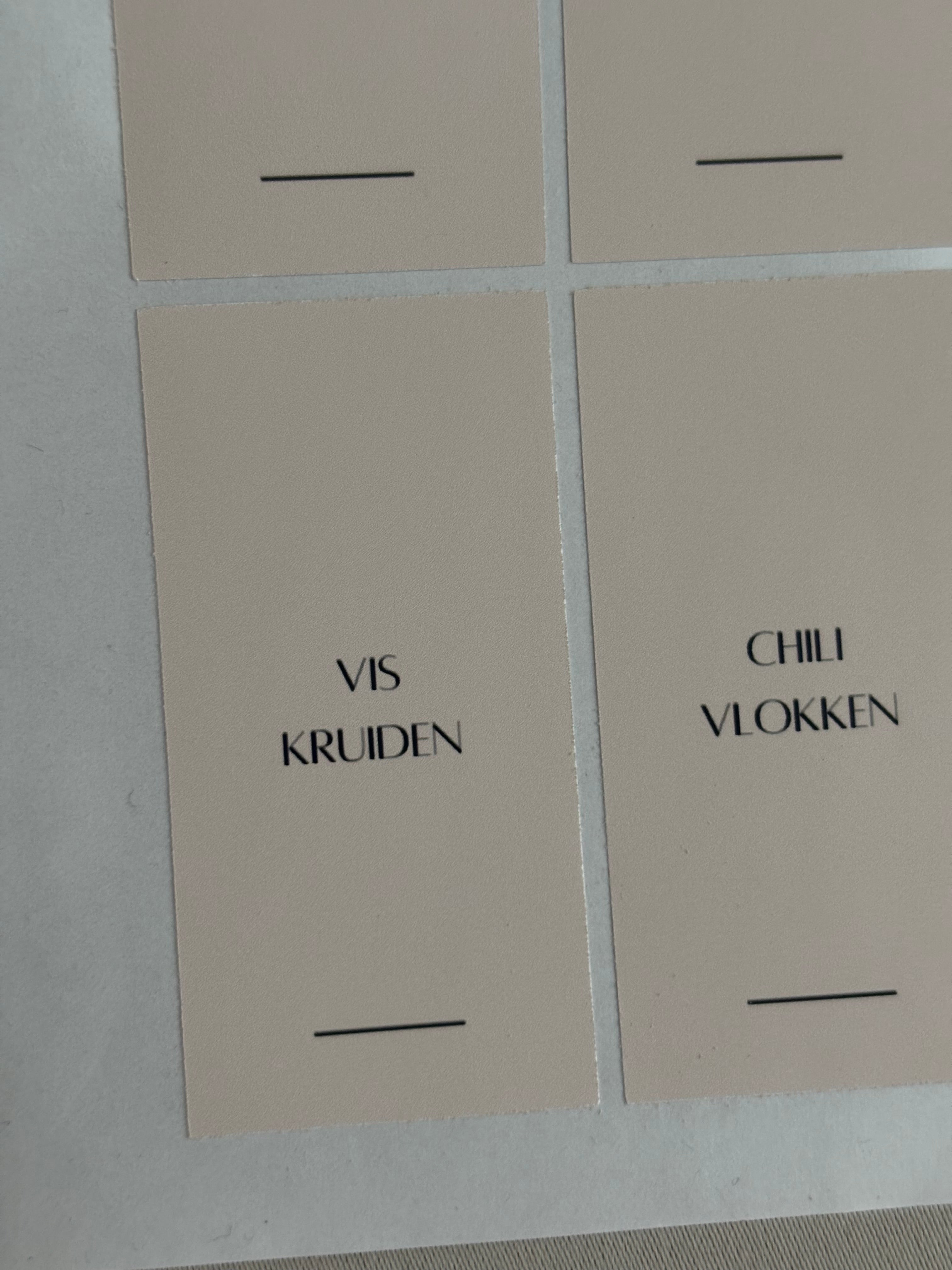 Kruidenlabels | ALTA 3x6