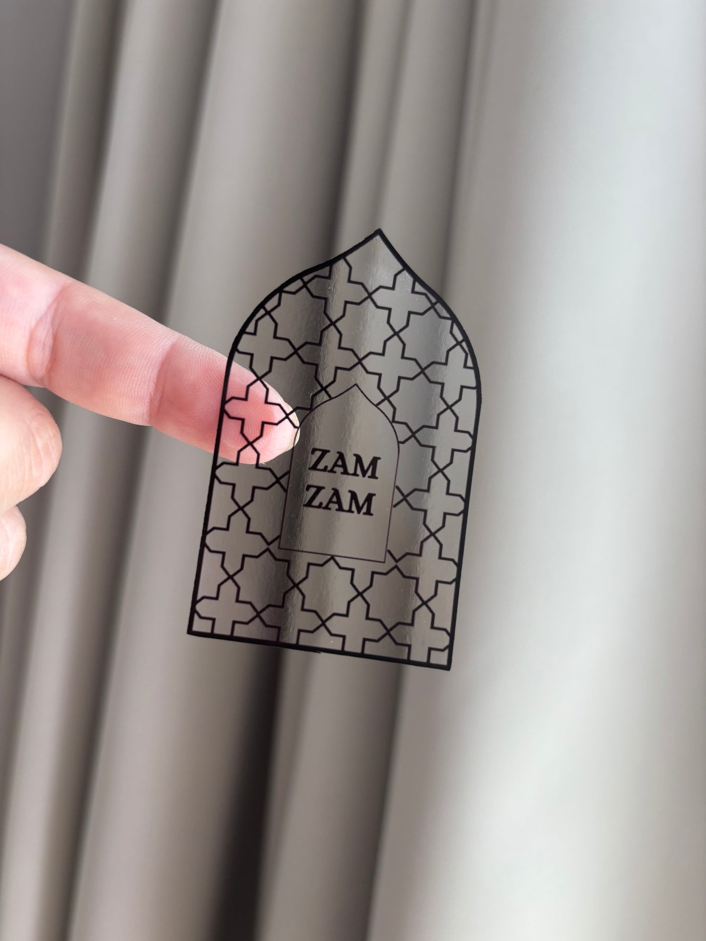 Zamzam stickers | transparant