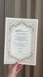 Nikkah certificaat