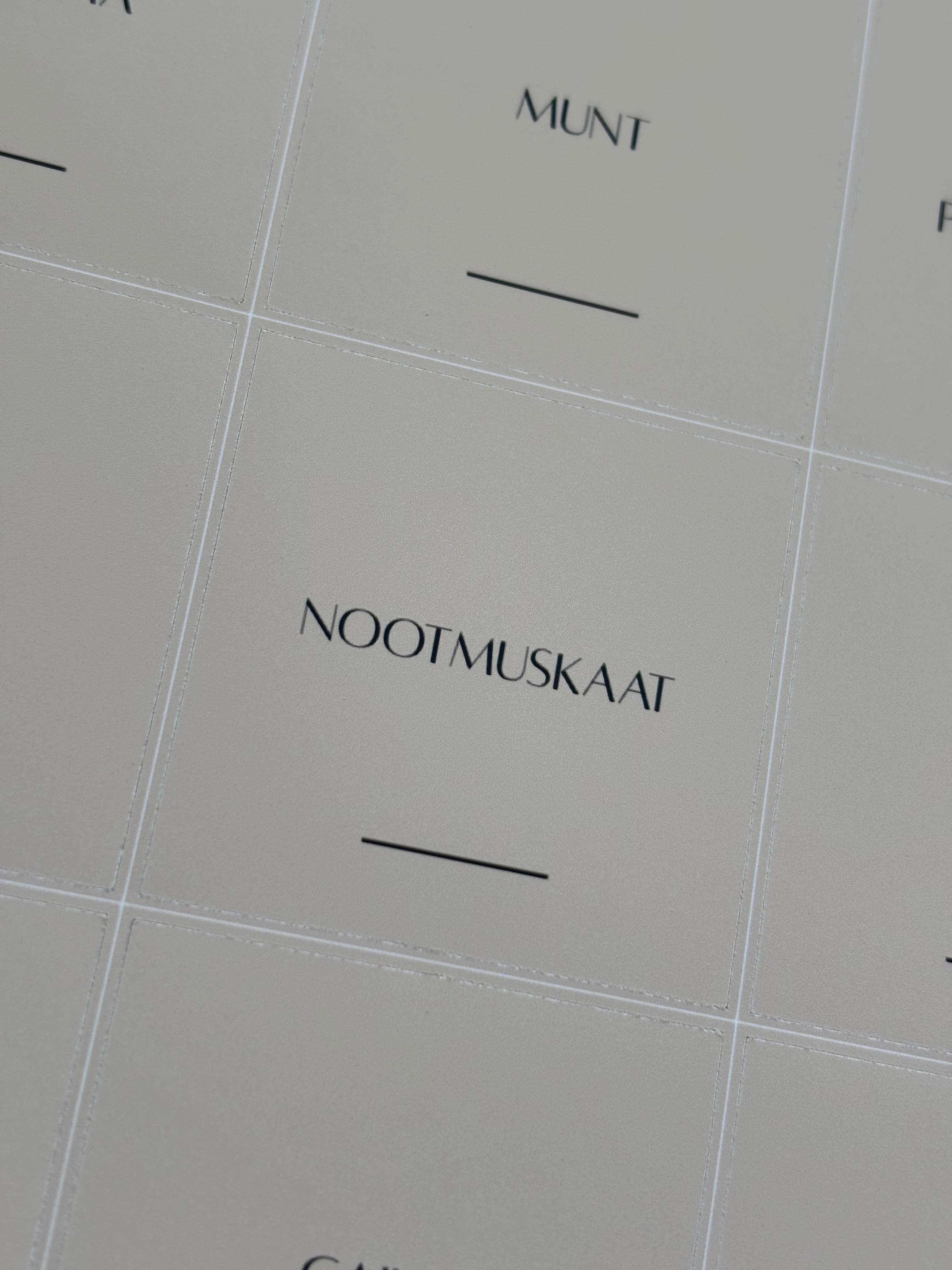 Kruidenlabels| licht beige |Alta