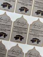A gift of zamzam stickers  Nude