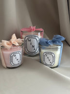Diptyque-stijl kaarsen bedankjes