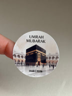 Umrah & hadj Mubarak ronde stickers