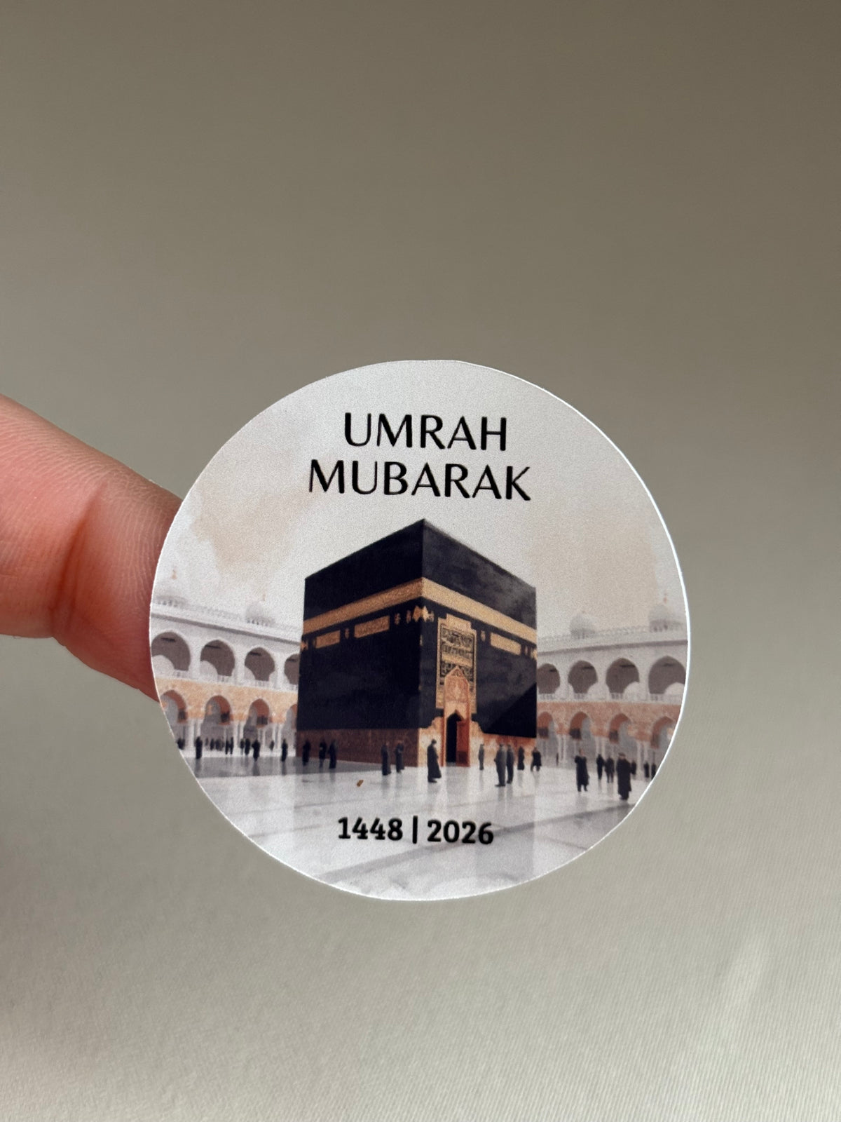 Umrah & hadj Mubarak ronde stickers