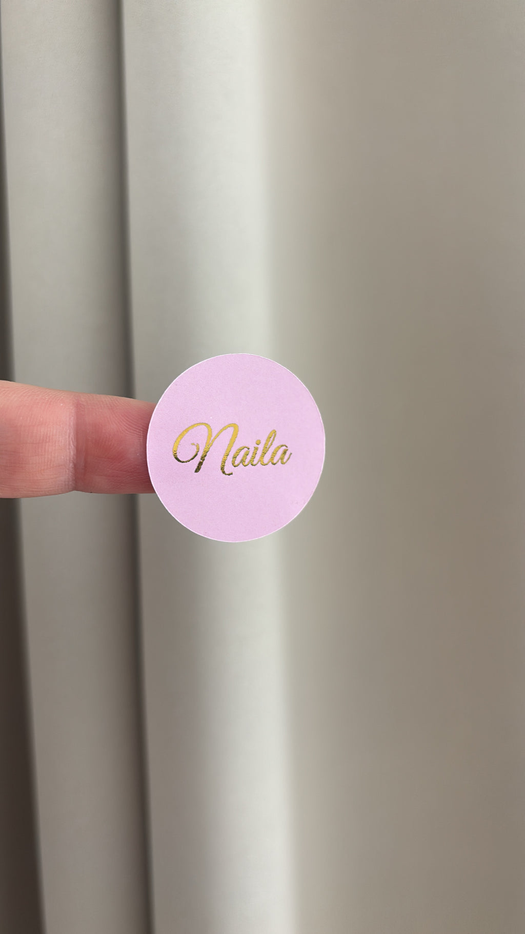 Goudfolie ronde stickers