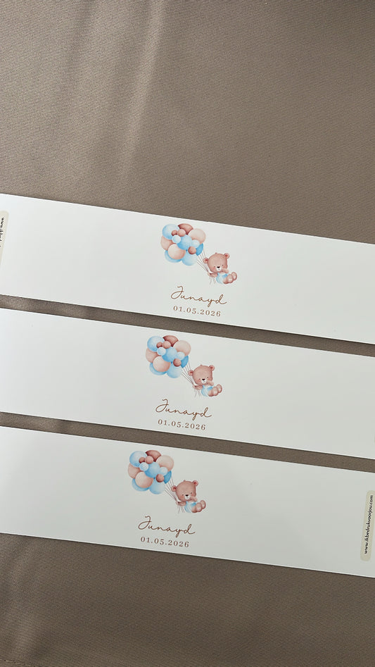 Flessenetiketten babyshower