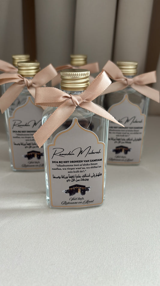 Ramadan Mubarak zamzam flesje