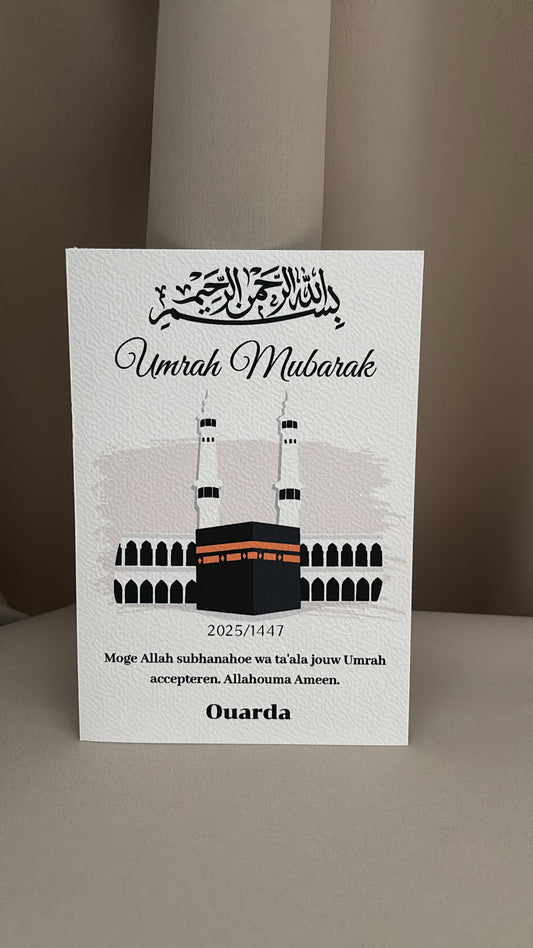 Umrah Mubarak | tafelkaart