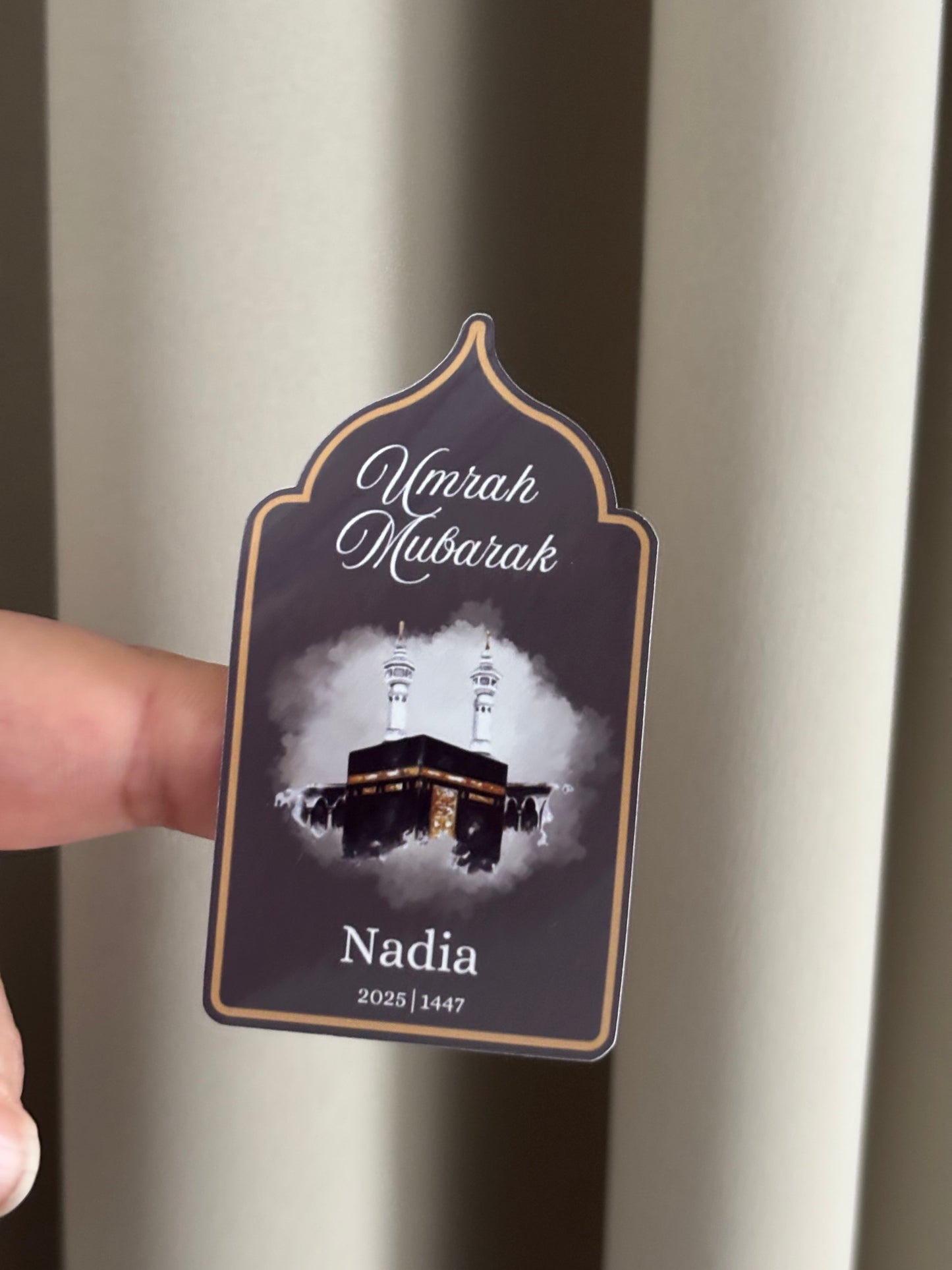Umrah mubarak stickers