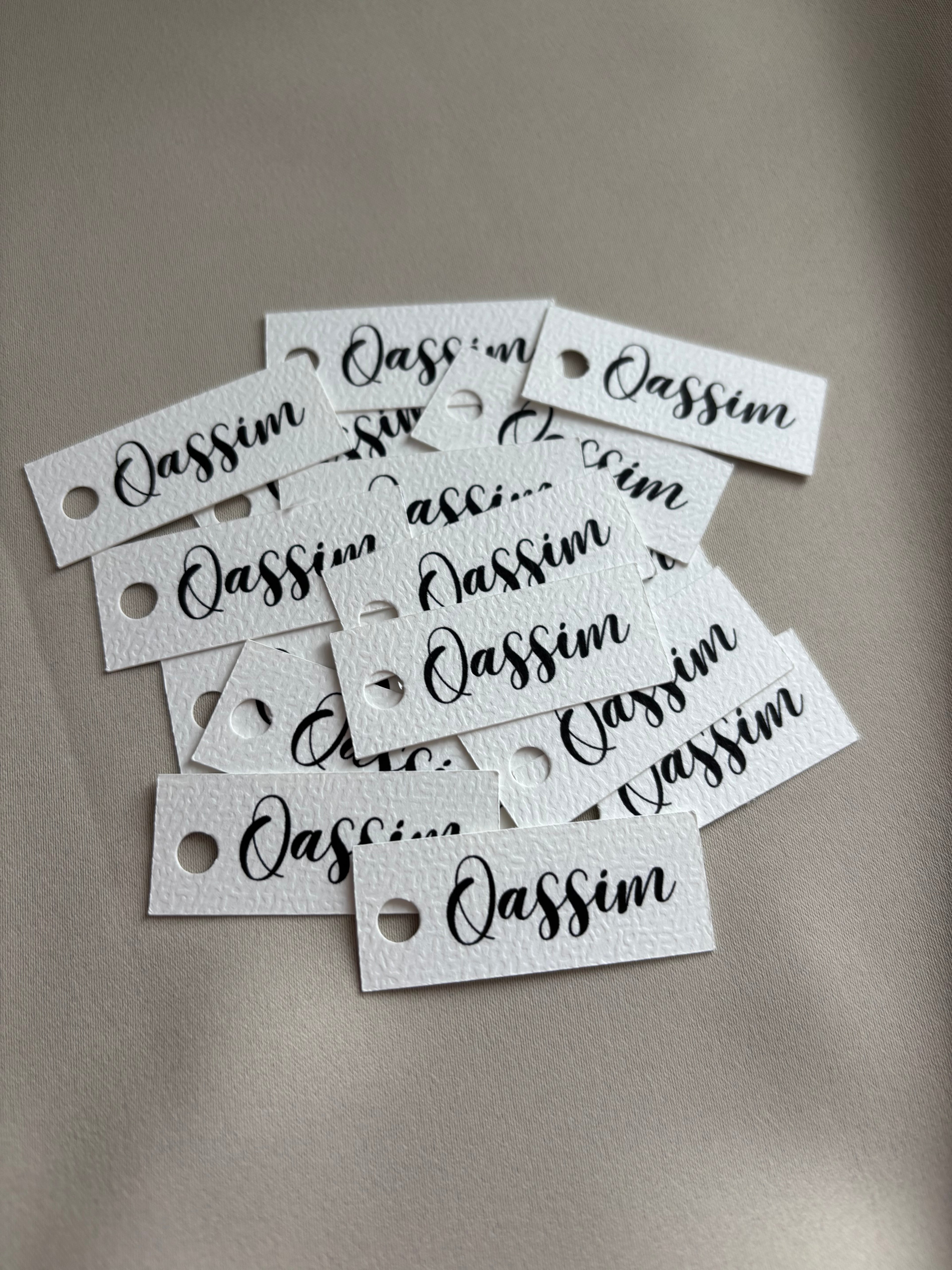 Hanglabels met naam || 5x2