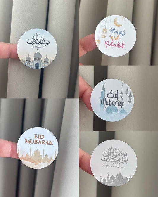 Eid Mubarak stickers, eid Mubarak, eid bedankjes 