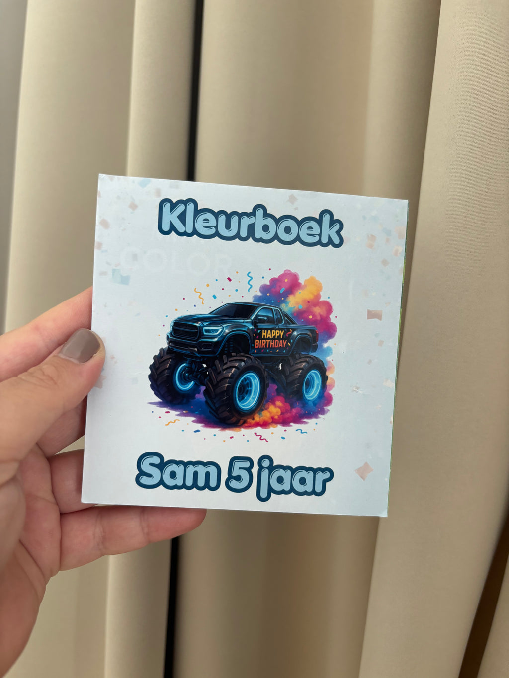 Gepersonaliseerde mini kleurboek