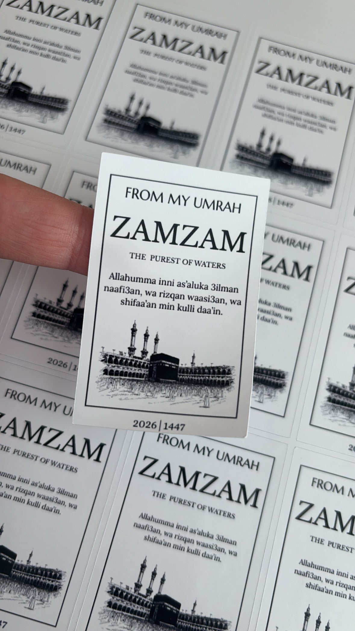 From my umrah stickers