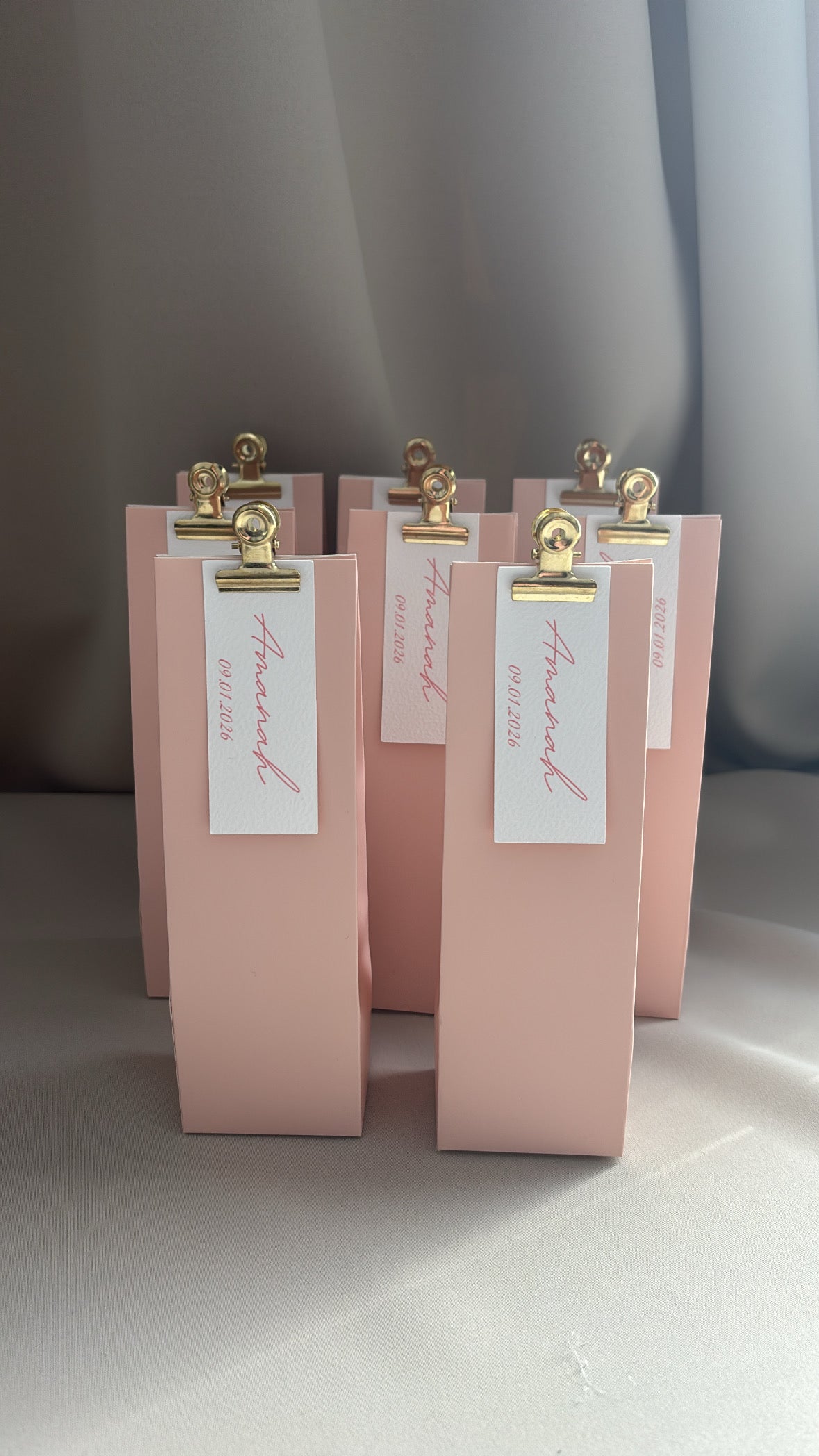 Babyshower bedankje | hoog doosje