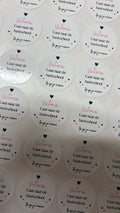 Afscheid stickers | Gaat naar de basisschool | roze of blauw